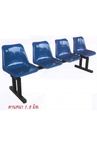 DG/CTTT-PL4,เก้าอี้แถวโพลีขาคู่4ที่นั่ง,เก้าอี้แถว,เก้าอี้โพลี,เก้าอี้พักคอย,เก้าอี้,chair