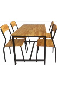 DG/TH-PR75120,โต๊ะขาตายหน้าไม้ยาง,โต๊ะกินข้าว,โต๊ะยาวไม้,โต๊ะไม้,โต๊ะไม้ยางพารา,โต๊ะยางพารา,โต๊ะขาตาย,โต๊ะ,table