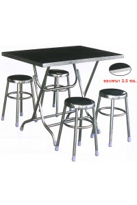 DG/TLY70113-1,โต๊ะสแตนเลส,โต๊ะพับสแตนเลส,โต๊ะรับประทานอาหาร,โต๊ะพับ,โต๊ะเหลี่ยม,โต๊ะ,table