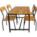 DG/TH-PR75120,โต๊ะขาตายหน้าไม้ยาง,โต๊ะกินข้าว,โต๊ะยาวไม้,โต๊ะไม้,โต๊ะไม้ยางพารา,โต๊ะยางพารา,โต๊ะขาตาย,โต๊ะ,table
